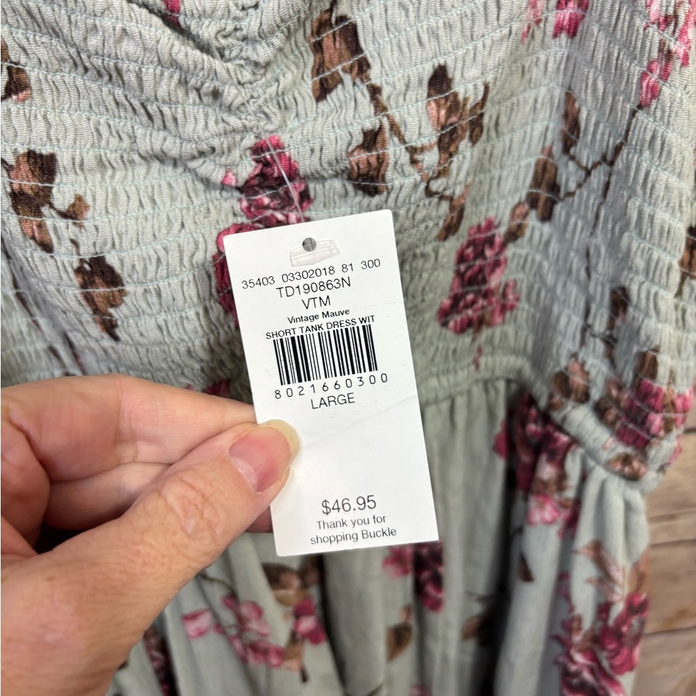 Taylor and Sage Floral Sundress Size Large NWT - Picture 7 of 10